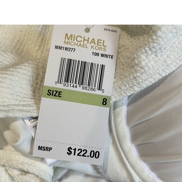 MICHAEL MICHAEL KORS
Embellished Textured Stretch Swimsuit
NWT Sz 8 - Picture 4 of 5